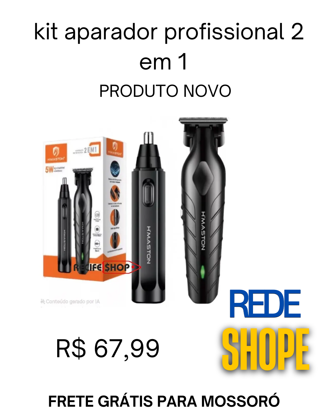 Kit Aparador Elétrico 2 em 1 - Imagem 2