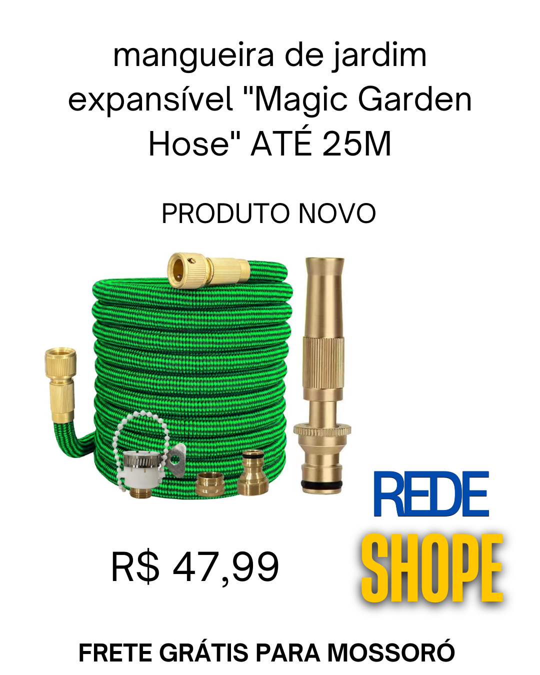 mangueira de jardim expansível da marca "Magic Garden Hose - Imagem 2