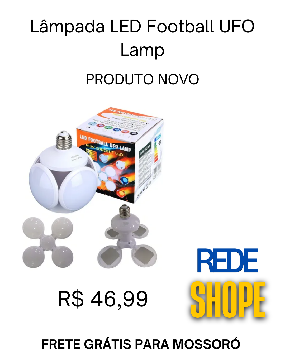 Lâmpada LED Football UFO Lamp - Imagem 2