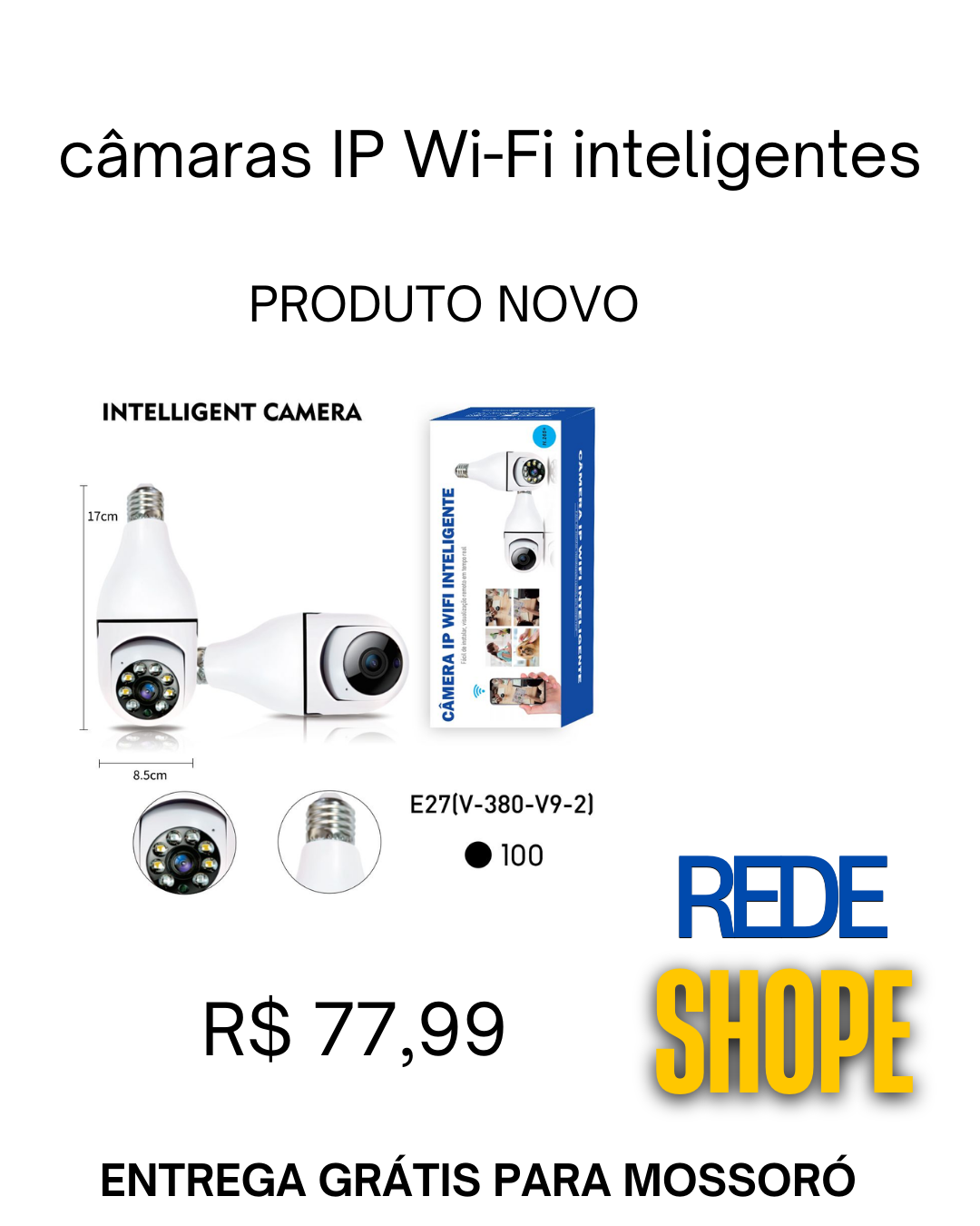 câmara IP WiFi inteligente - Imagem 2