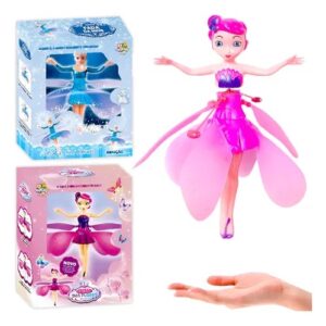 boneca voadora com sensor de indução Toy King "Fada das Flores"