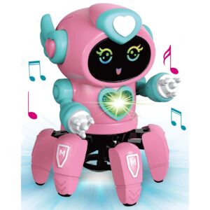 robô dançarina rosa da marca Toy King, modelo TK-AB2484