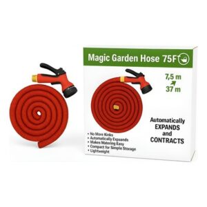 Mangueira de Jardim Mágica Retrátil Flexível Elástica Trevo 50FT