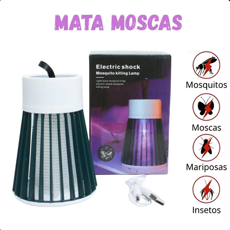 lâmpada elétrica mata-mosquitos que utiliza luz UV