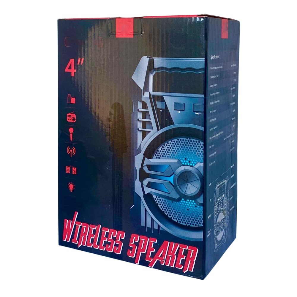 CAIXA DE SOM sem fios portátil KTS-1097