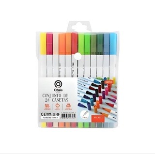 conjunto de 24 marcadores Oasis