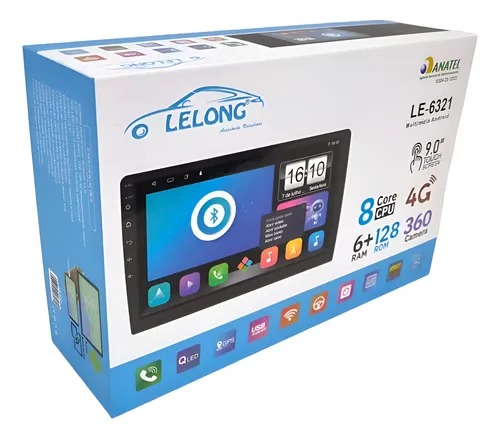 multimídia automotiva Lelong LE-6321