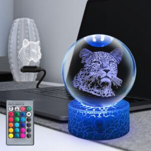 Luminária Bola Esfera Cristal de Mesa