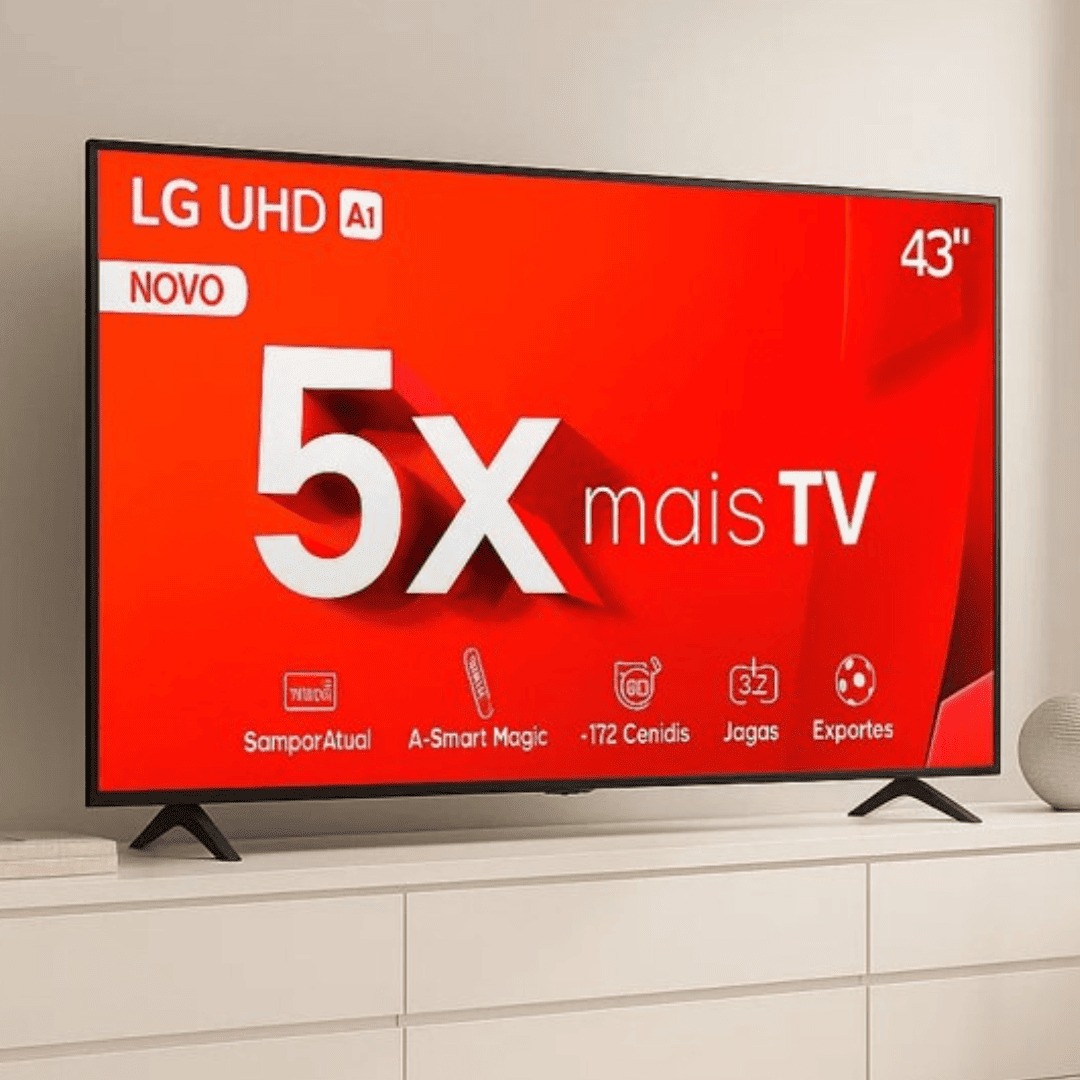 Smart TV LG UHD AI 4K de 43 polegadas - Imagem 2
