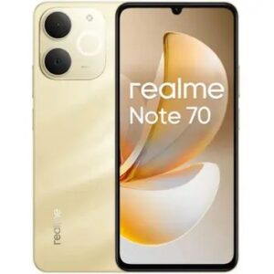 smartphone Realme Note 70 256GB de armazenamento interno e 8GB de memória RAM