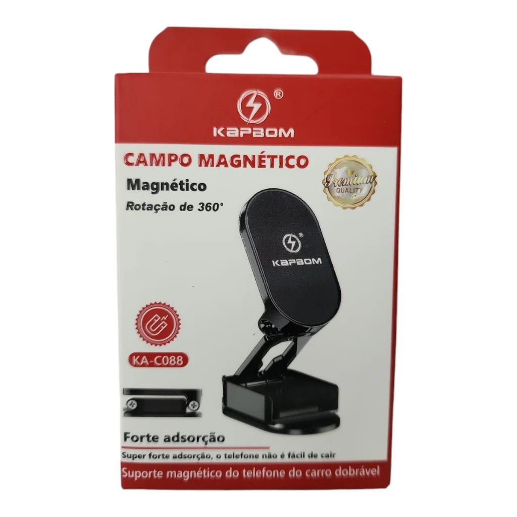 suporte magnético de telefone para carro dobrável Kapbom KA-C088. - Imagem 2