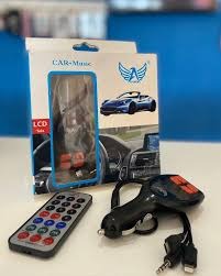 transmissor FM veicular ou kit de áudio automotivo com tela LCD. - Imagem 2