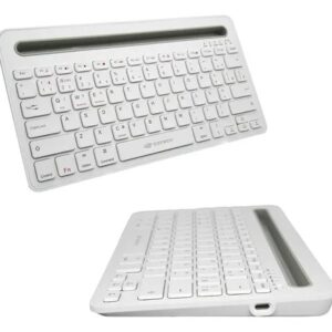  teclado Bluetooth sem fio compacto. 