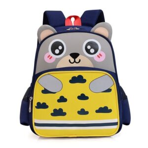 mochila escolar infantil com estampa de animal de desenho animado