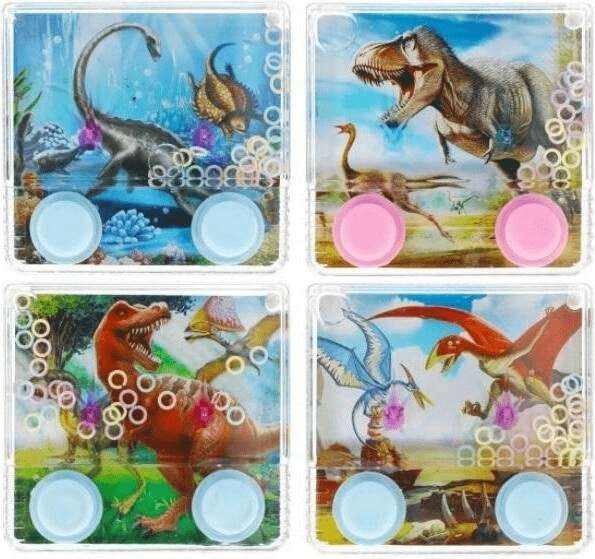 brinquedo-jogo de água portátil com tema de dinossauro. - Imagem 2