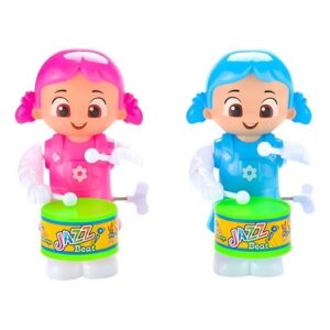 brinquedo dispensador de rebuçados com a marca "Jazz Beat".