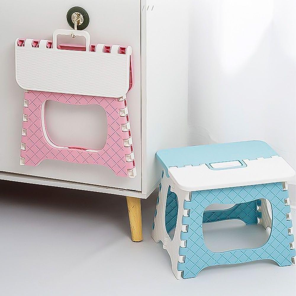 BRINQUEDOS-banco dobrável de plástico rosa