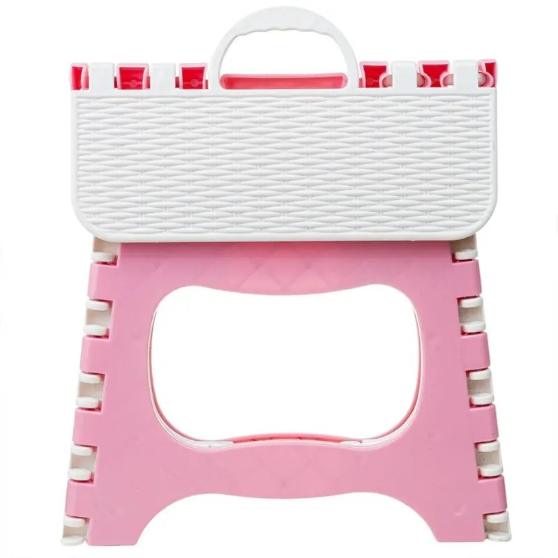 BRINQUEDOS-banco dobrável de plástico rosa - Imagem 2