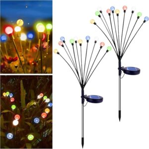 conjunto de Luzes de Estaca Vaga-lume (Firefly lamp Stake Lights). 