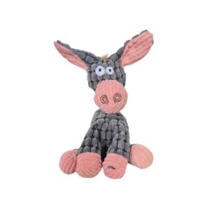 pet brinquedo de pelúcia para cães, em forma de burro