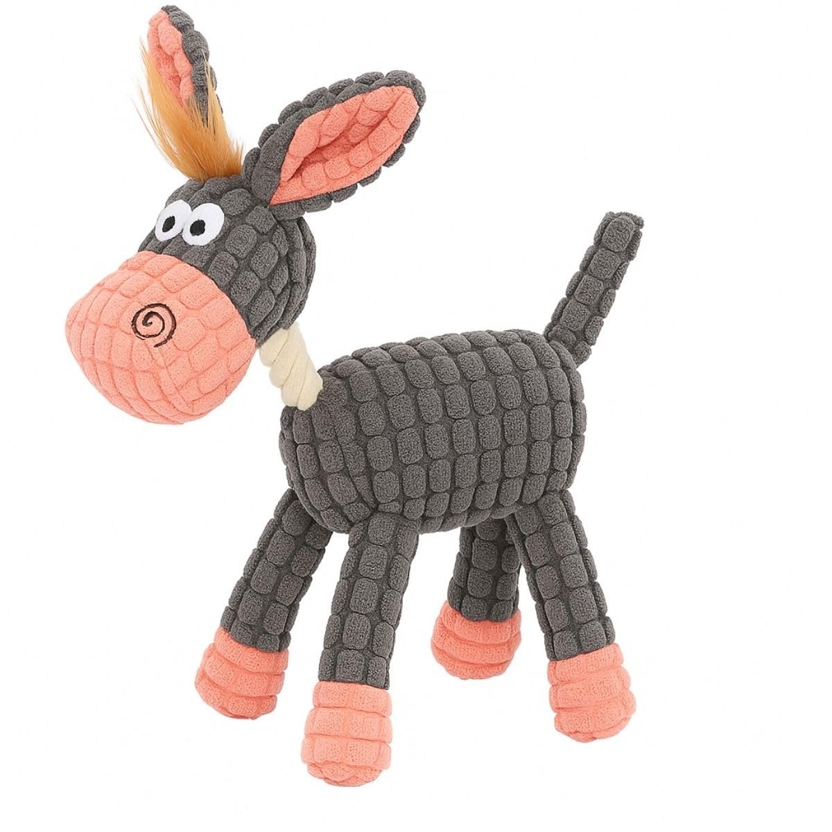 pet brinquedo de pelúcia para cães, em forma de burro - Imagem 2