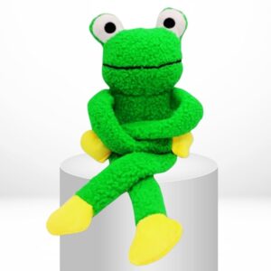 pet brinquedo de pelúcia para cães em forma de sapo