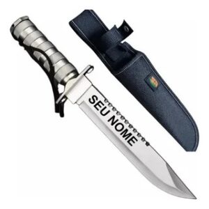 faca são modelos táticos e de sobrevivência, inspirados no estilo Rambo