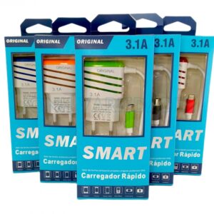 carregador de parede Smart V8. 