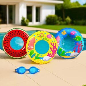 BRINQUEDOS-boia insuflável infantil "Summmer Time" Swim Ring