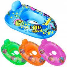 BRINQUEDOS--boia infantil inflável, modelo JRB0910-2, também conhecida como "swim boat". 
