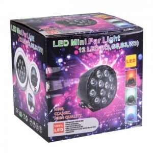jogo de luz mini luminária LED par light. 