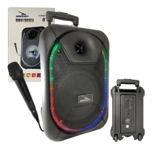CAIXAS DE SOM-caixa de som portátil Bluetooth Grasep D-BH8118