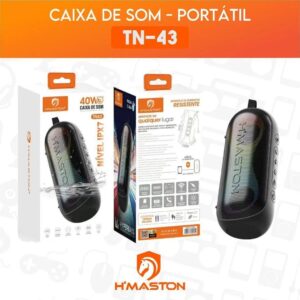 caixas de som Bluetooth portáteis da marca H'Maston,