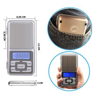 UTENSÍLIOS DOMÉSTICOS mini balança digital de precisão B-Max BM-A07.   Capacidade máxima de 500g.