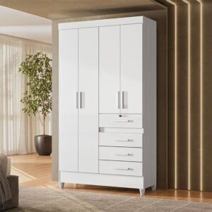 guarda-roupa infantil de 4 portas da marca Mova