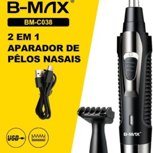 UTENSÍLIOS -aparador de pelos nasais e contornos B-Max BM-C038.