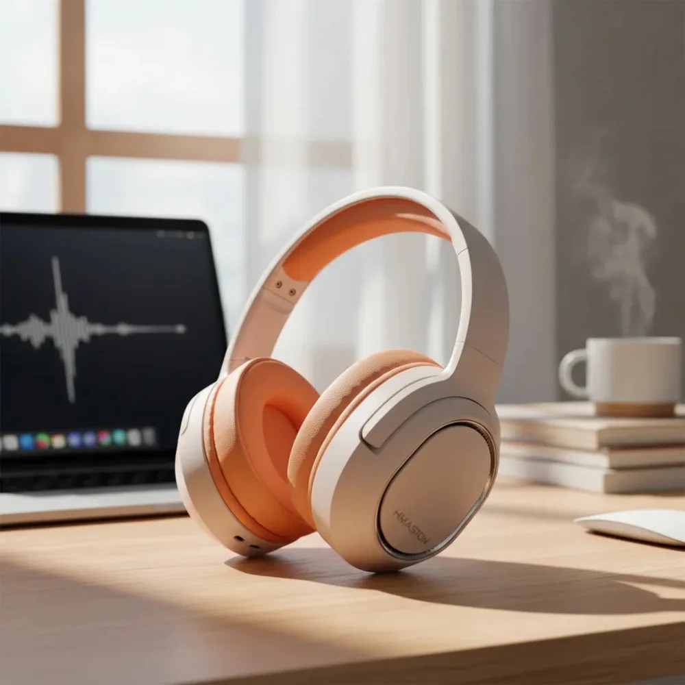 fone de ouvido sem fio H'Maston SN39 Visor Digital. - Imagem 2