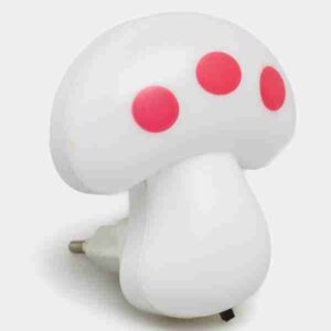 UTENSÍLIOS DOMÉSTICOS  mini luminária noturna de LED em formato de cogumelo,