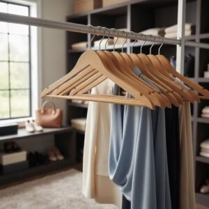 UTENSÍLIOS- kit de cabides de madeira com 3 unidades