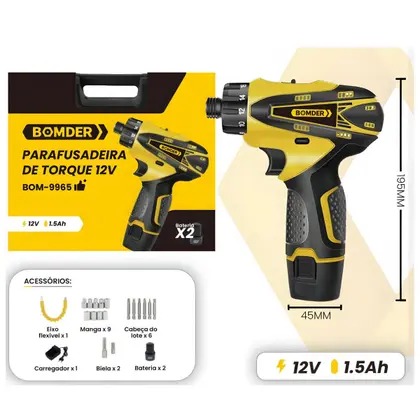 ferramenta-parafusadeira de torque da marca Bomder - Imagem 2