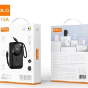 carregador portátil (power bank) 10000 mAh.