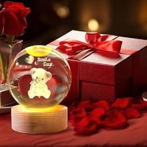 UTENSÍLIOS DOMÉSTICOS   Luminária Bola Esfera Cristal de Mesa, da marca Oásis Market, modelo OIH-4861.