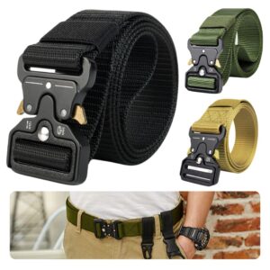 UTENSÍLIOS DOMÉSTICOS   cintos de lona estilo militar ou táticos,