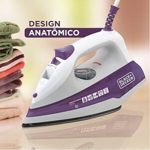 ferro de passar a vapor e a seco Black+Decker FX1000 Essential Steam