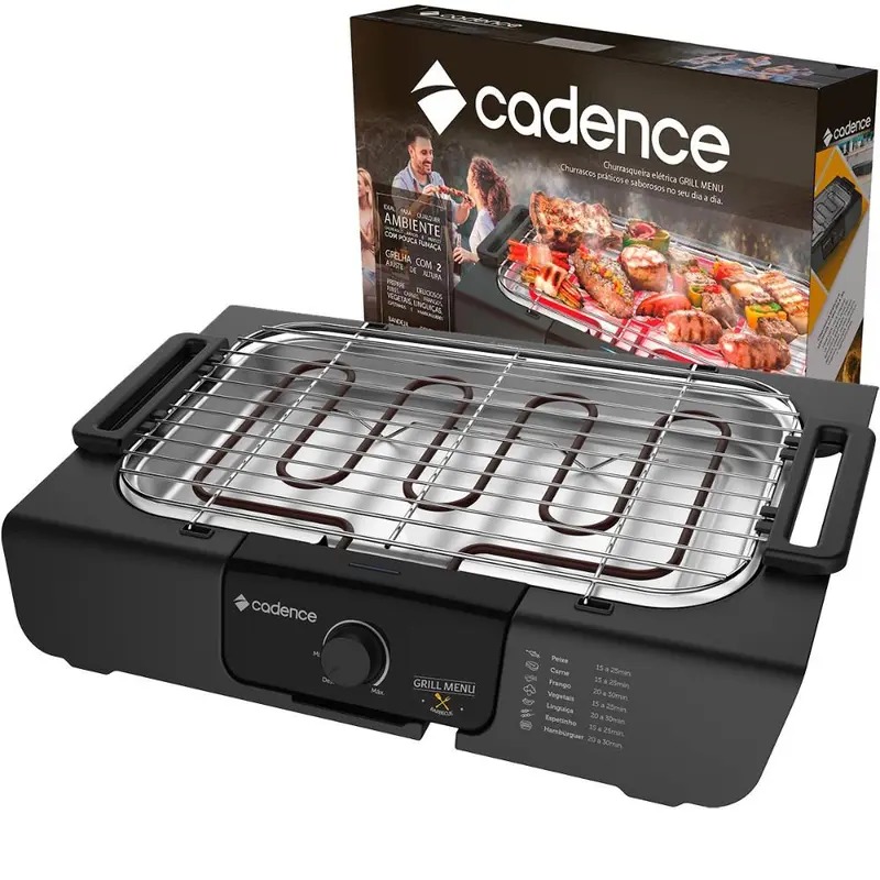 Churrasqueira Elétrica Cadence Grill Menu - Imagem 2