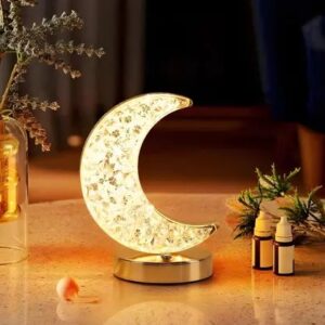 UTENSÍLIOS DOMÉSTICOS    Luminária de Mesa em formato de lua  NTD-012,