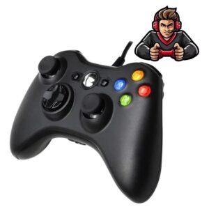Gamer   controle de jogo sem fio Kapbom X-360 (KAP-360W) compatível com Xbox 360, P3, PC e Android. 
