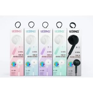 fone de ouvido com fio Lelong LE-0234. 