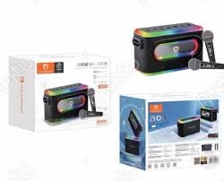 caixa de som H'Maston RN05 é um modelo de 80W projetado para karaokê e reprodução de música,