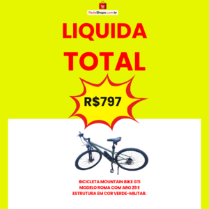 🚴‍♂️ PEDALE MAIS, PAGUE MENOS! A MOUNTAIN BIKE GTI ARO 29 QUE VOCÊ PROCURA ESTÁ EM LIQUIDAÇÃO!